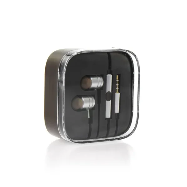 Слушалки с микрофон MI Metallic, Сребрист 2