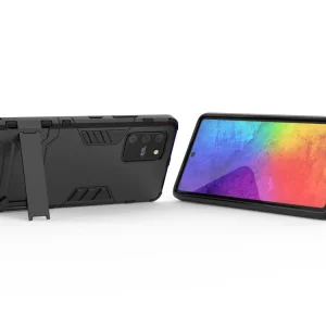 Shockproof Back Cover with Stand for Samsung Galaxy S10 Lite / Galaxy A91, Black 3