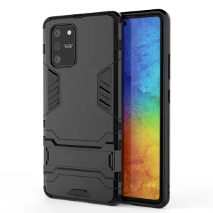 Shockproof Back Cover with Stand for Samsung Galaxy S10 Lite / Galaxy A91, Black 4