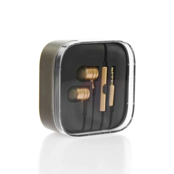 MI Metallic Headphones with Microphone, Gold 2
