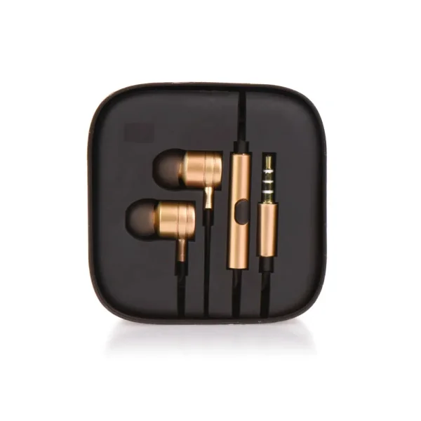 MI Metallic Headphones with Microphone, Gold 3