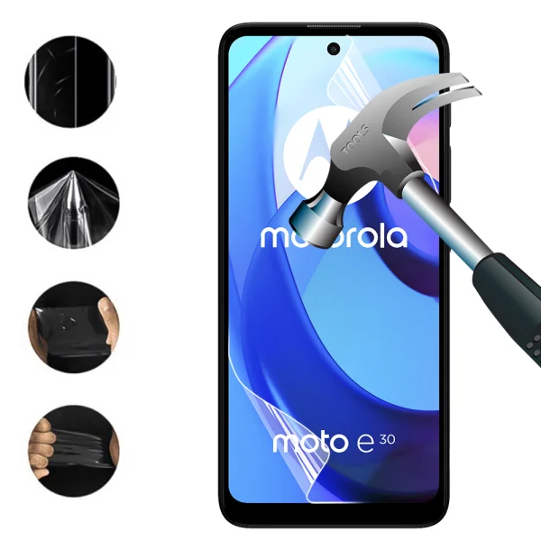 Хидрогел протектор Anti-Shock за Motorola Moto E30, Front Shell 1