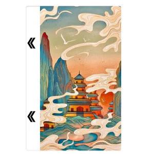 Custom Cut Phone Film Protector (Back), 3D Fairy Tale Towers 3