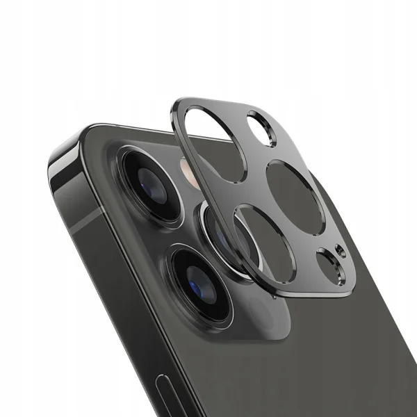 Стъклен Протектор HOFI за камерата на iPhone 15 Pro / 15 Pro Max, Черен 2