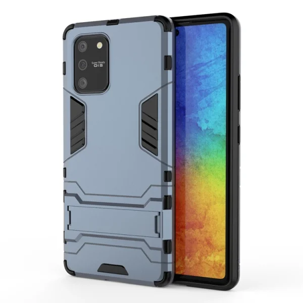 Удароустойчив калъф Shockproof за Samsung Galaxy S10 Lite / Galaxy A91, Сив 3