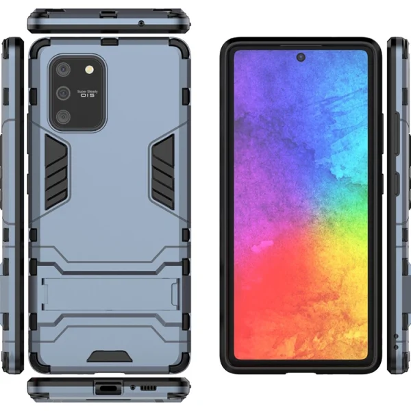 Удароустойчив калъф Shockproof за Samsung Galaxy S10 Lite / Galaxy A91, Сив 4