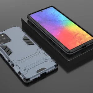 Удароустойчив калъф Shockproof за Samsung Galaxy S10 Lite / Galaxy A91, Сив 5
