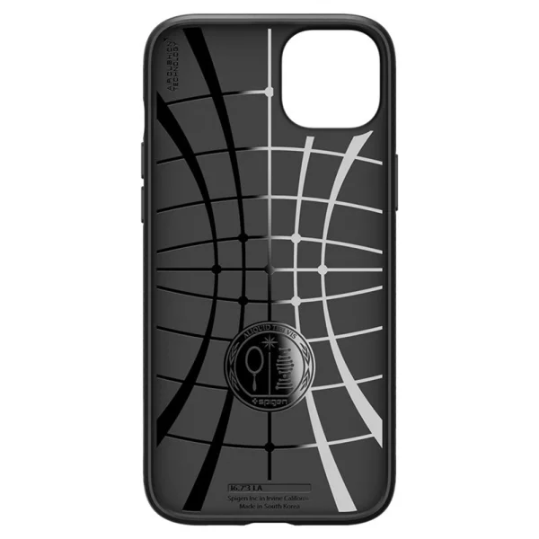 Shockproof Case Spigen Liquid Air for iPhone 15 Plus, ACS06650, Matte, Black 4