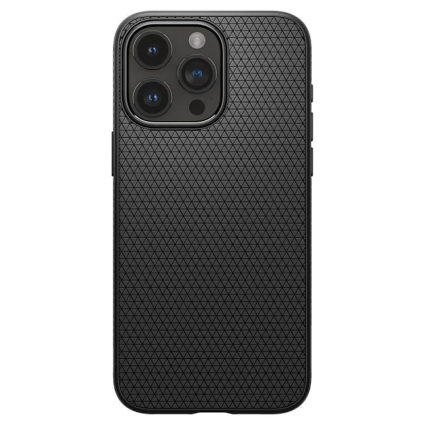 Shockproof Case Spigen Liquid Air for iPhone 15 Pro, ACS06704, Matte, Black 2