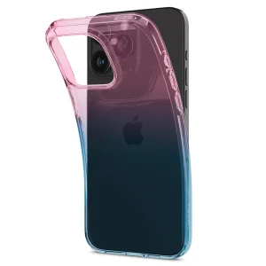 Калъф Spigen Liquid Crystal за iPhone 15 Pro, ACS06700, Розов- Син