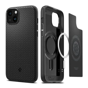 Spigen Mag Armor MagSafe Case for iPhone 15 Plus, ACS06671, Black 4