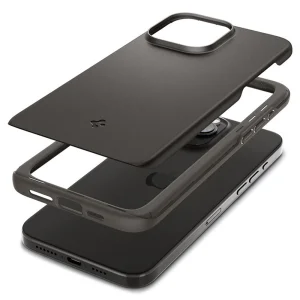 Spigen Thin Fit Case for iPhone 15 Pro, ACS06686, Black 4