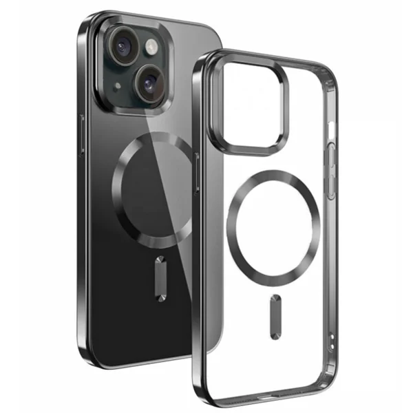 Silicone case SWISSTEN Jelly for iPhone 15, Black 1