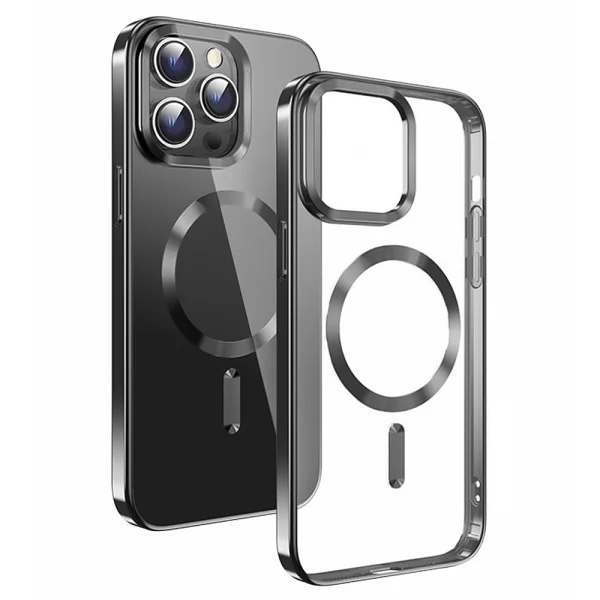 Силиконов калъф SWISSTEN Jelly за iPhone 15 Pro Max, Черен 1