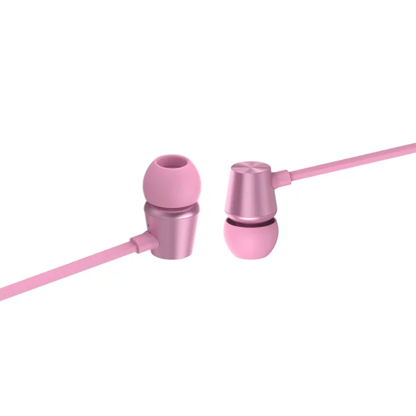 Слушалки с микрофон SWISSTEN Dynamic YS500, Jack 3.5mm, Розов 3