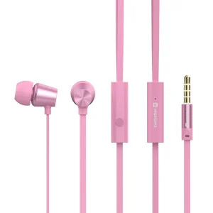 Слушалки с микрофон SWISSTEN Dynamic YS500, Jack 3.5mm, Розов