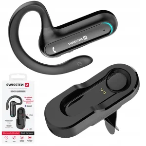 Bluetooth Handsfree Earpiece SWISSTEN Dock Earpiece, Black 3