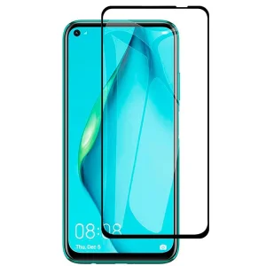 Стъклен Протектор Full Glue 5D за Huawei P40 Lite, Черен