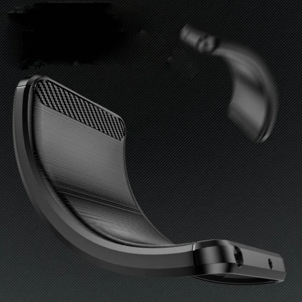 Силиконов Калъф Carbon за Motorola Moto G14, Черен 2