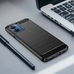 Силиконов Калъф Carbon за Motorola Moto G14, Черен 3