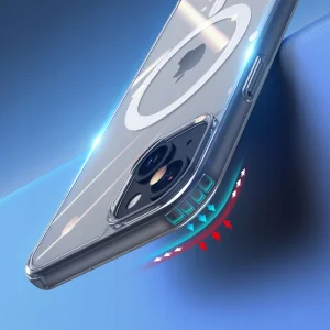 MagSF Shockproof Case for iPhone 15 Plus, Transparent 4