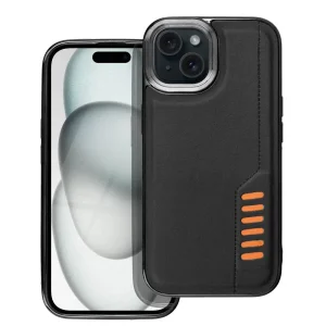 Shockproof case MILANO for iPhone 15, Black