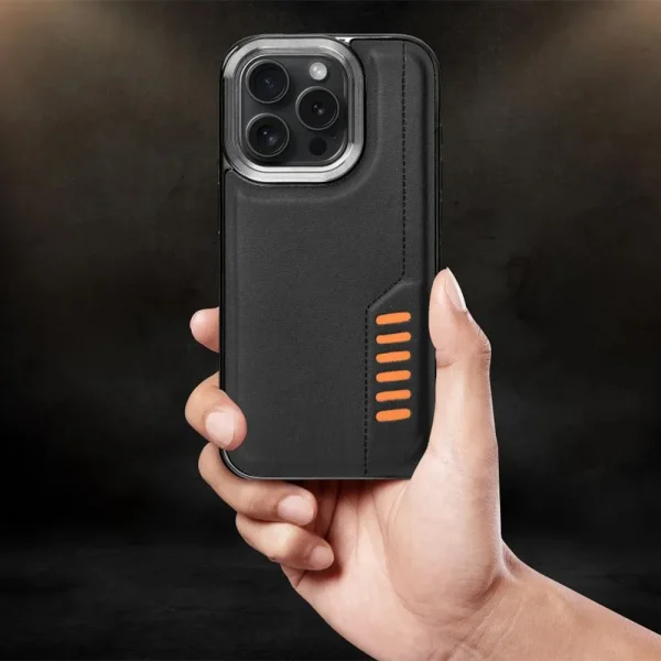 Shockproof case MILANO for iPhone 15 Pro, Black 4