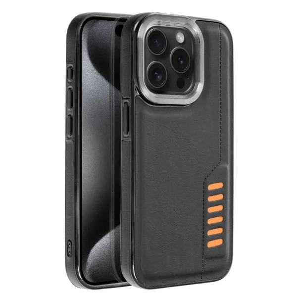 Shockproof case MILANO for iPhone 15 Pro, Black 2