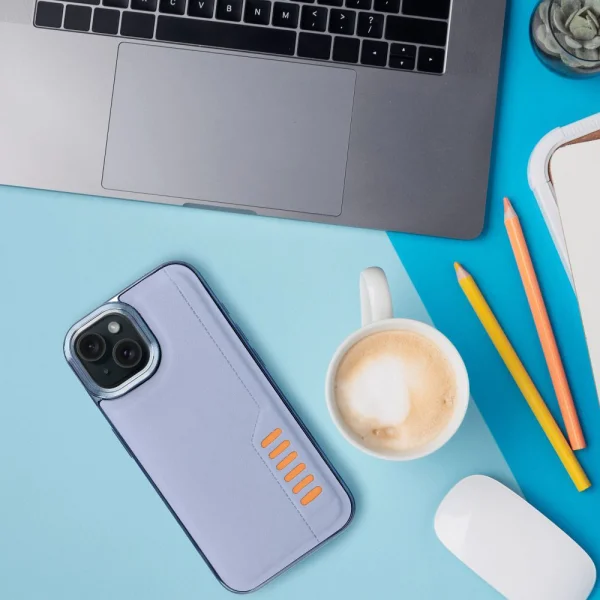 Shockproof MILANO case for iPhone 15, Blue 4
