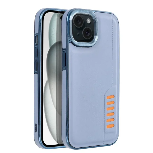 Shockproof MILANO case for iPhone 15, Blue 2