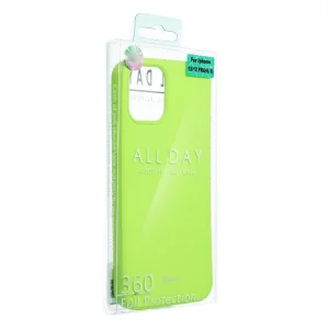 Roar Colorful silicone case for iPhone 15, Lime 3