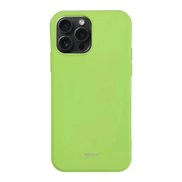 Roar Colorful silicone case for iPhone 15 Pro, Lime 1