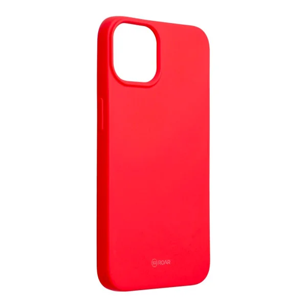 Silicone Case Roar Colorful for iPhone 15, Dark Pink 2