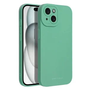 Силиконов калъф Simply Roar за iPhone 15, Зелен
