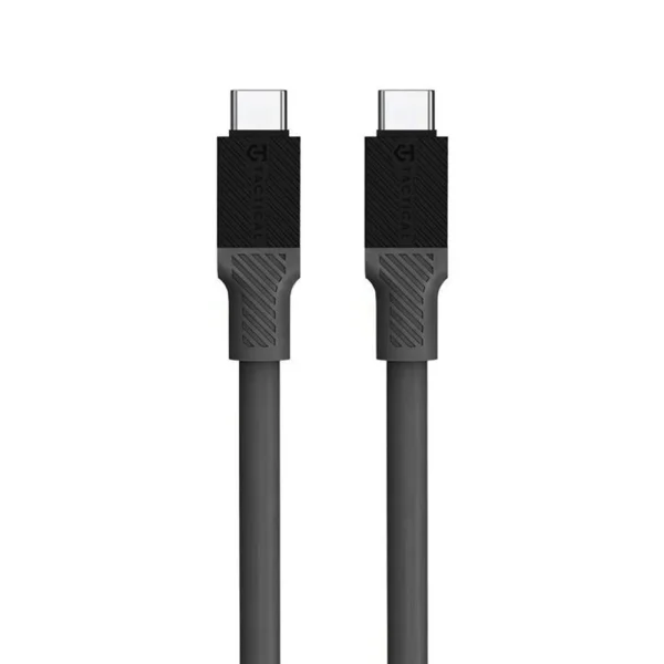 Кабел Tactical Fat Man от USB-C към USB-C, 1m, Сив 1