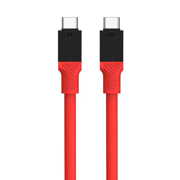 Кабел Tactical Fat Man от USB-C към USB-C, 1m, Червен 1