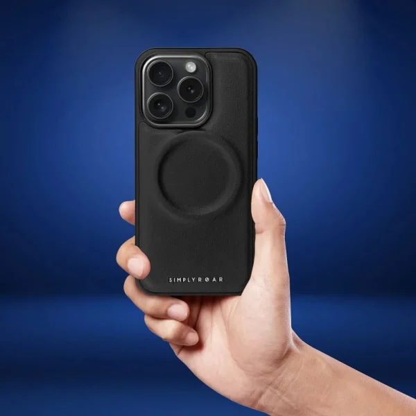 Удароустойчив калъф Roar Morning за iPhone 15 Pro, Черен 4