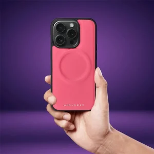 Shockproof case Roar Morning for iPhone 15 Pro, Pink 4