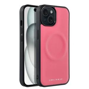 Удароустойчив калъф Roar Morning за iPhone 15, Розов