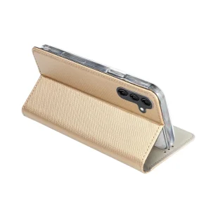 Smart Case Book for Samsung Galaxy A14, Gold 3