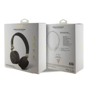 Безжични слушалки GUESS, PU 4G Metal Logo, Bluetooth, Stereo, GUBH704GEMW, Кафяв 4