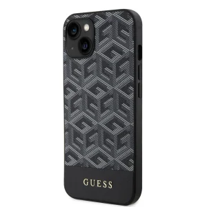 GUESS Case, PU G Cube MagSafe for iPhone 14, GUHMP14SHGCFSEK, Black 4