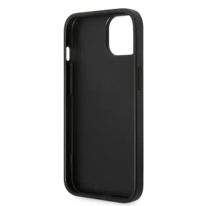 Калъф GUESS, Glitter Flakes Metal Logo за iPhone 14 Plus, GUHCP14MHGGSHK, Черен 6