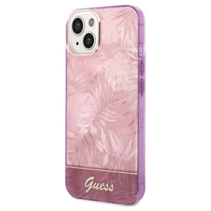Калъф GUESS, Jungle Case за iPhone 14 Plus, GUHCP14MHGJGHP, Розов 4