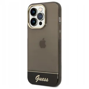 Калъф GUESS Camera Outline Translucent за iPhone 14 Pro Max, GUHCP14XHGCOK, Черен 4