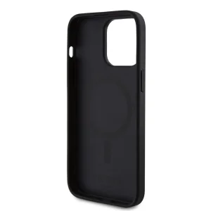 GUESS 4G Stripe Case for iPhone 15 Pro, GUHMP15LG4GLGR, Black 3