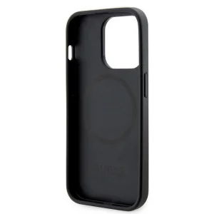 GUESS Case, PU G Cube MagSafe for iPhone 15 Pro, GUHMP15LHGCFSEK, Black 3