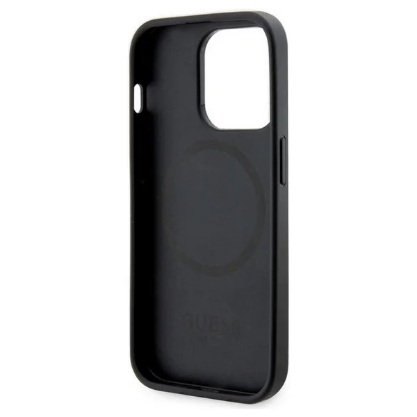 GUESS Case, PU G Cube MagSafe for iPhone 13 Pro, GUHMP13LHGCFSEK, Black 3