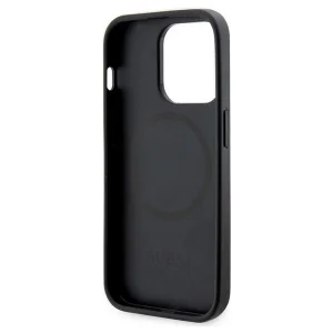 GUESS Case, PU G Cube MagSafe for iPhone 13 Pro, GUHMP13LHGCFSEK, Black 3