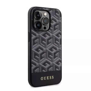 GUESS Case, PU G Cube MagSafe for iPhone 13 Pro, GUHMP13LHGCFSEK, Black 4